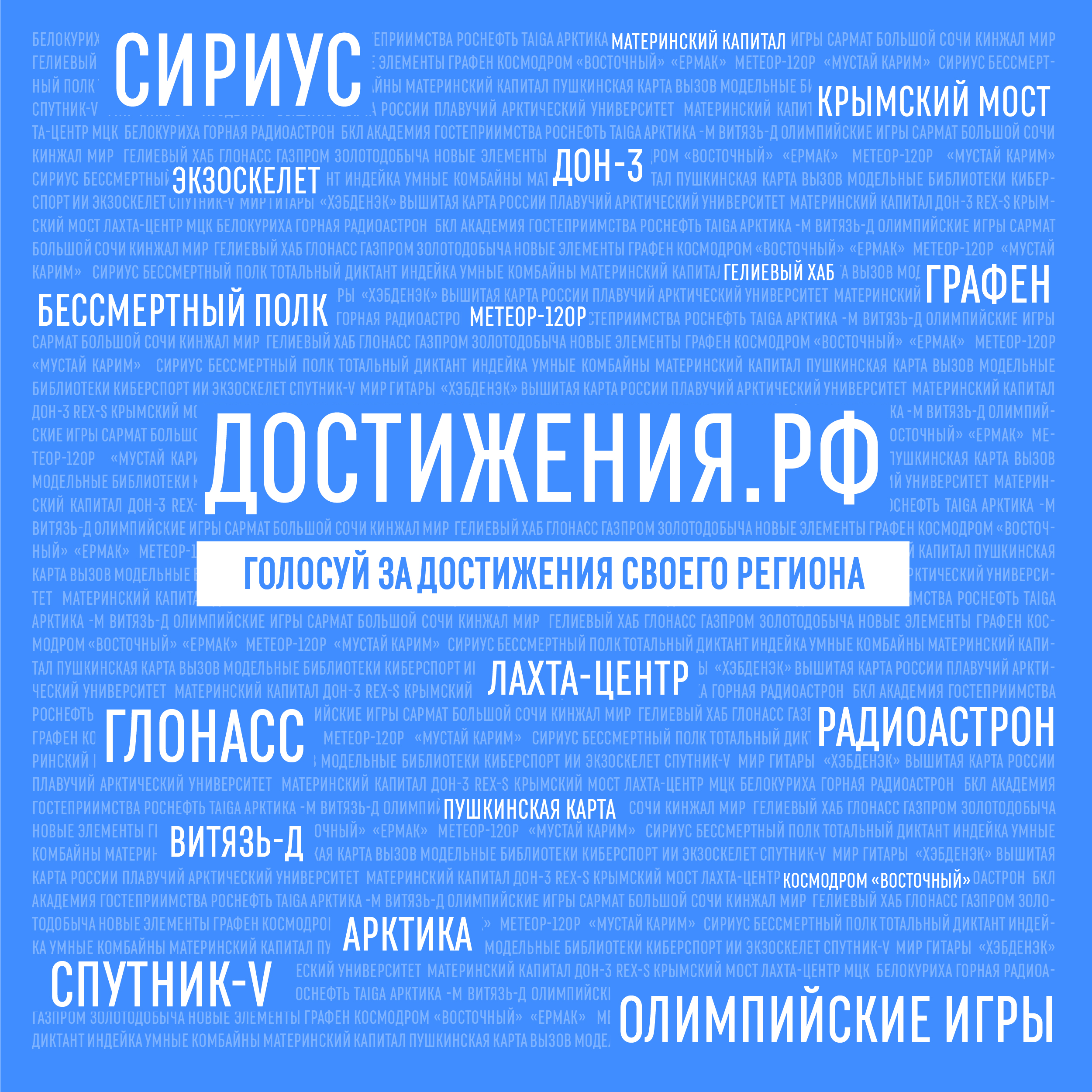 Это всероссийская информационная онлайн-платформа, на которой представлены достижения современной России в разных областях..